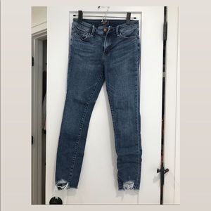 Abercrombie & Fitch medium wash skinny jeans.